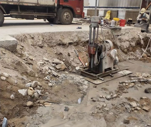 双江公路下沉压浆